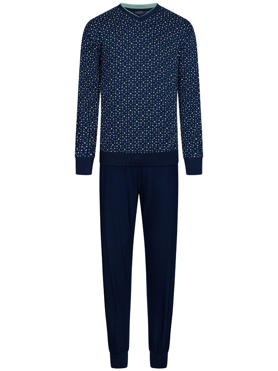 Heren Pyjama Donkerblauw