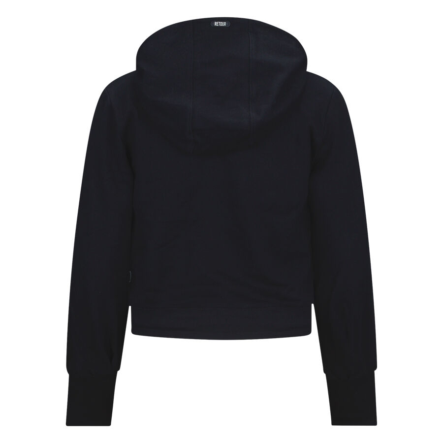 Meisjes Hoodie Esmee Zwart/Geel