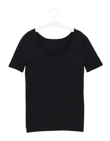 Dames Dolce Vita - T-Shirt Rond Korte Mouwen Zwart