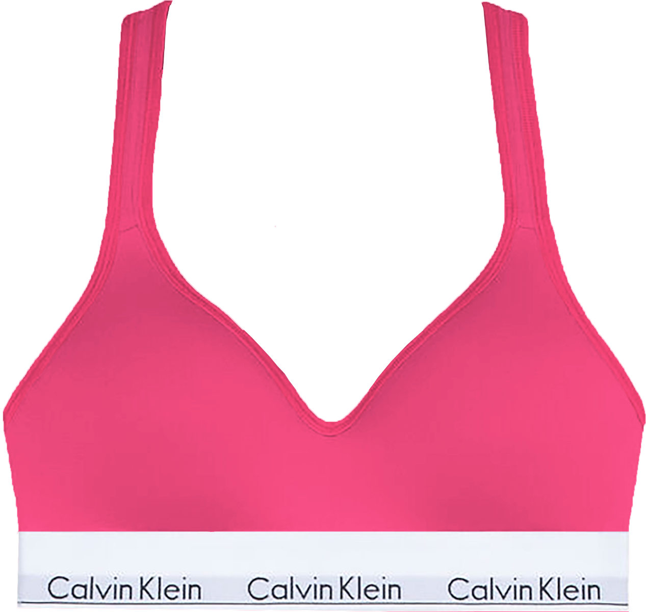 Dames Modern Cotton Lift Bralette Neon Roze