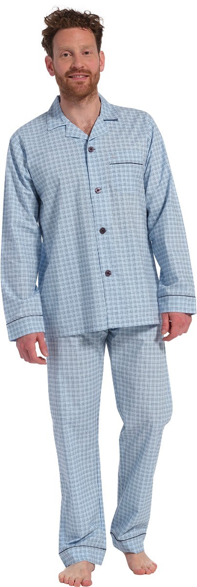 Heren Pyjama Lichtblauw