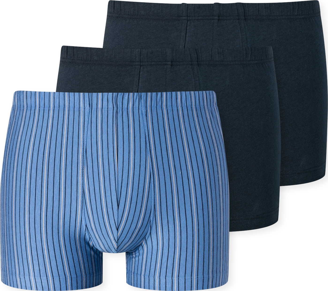 SCHIESSER Duality Function Boxer 1-pack , Heren Short Modal Gestreept Denim Blauw Donkerblauw 181121 816 SCHIESSER Duality Function Boxer 1-pack , Heren Short Modal Gestreept Denim Blauw Donkerblauw 181121 816