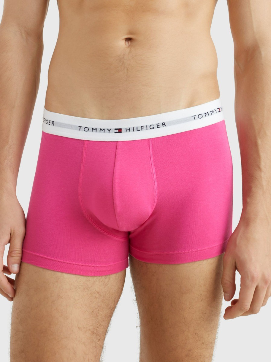 Tommy Hilfiger Heren Trunk 3 Pack Roze Geel 0UD voordelig online kopen Vetex