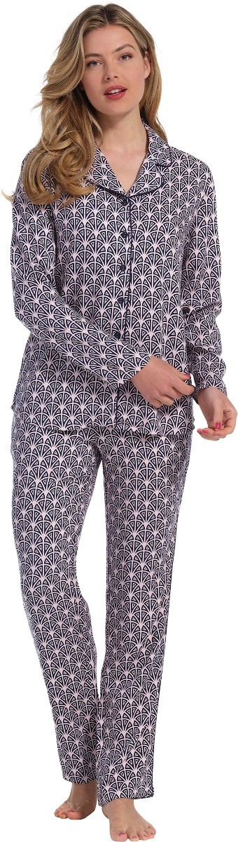 Luxe Dames Pyjama Lichtroze