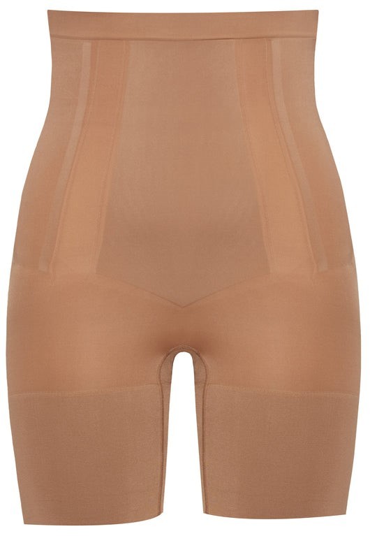 Dames Thinstincts 2.0 High Waisted Mid-Thigh Short Cafe Au Lait