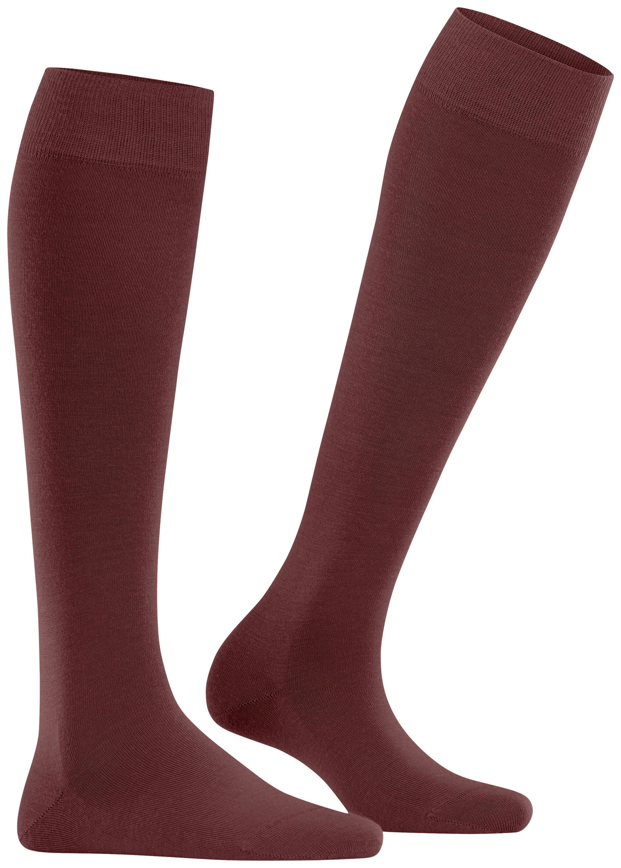 FALKE Dames Softmerino Kniekousen Bruin