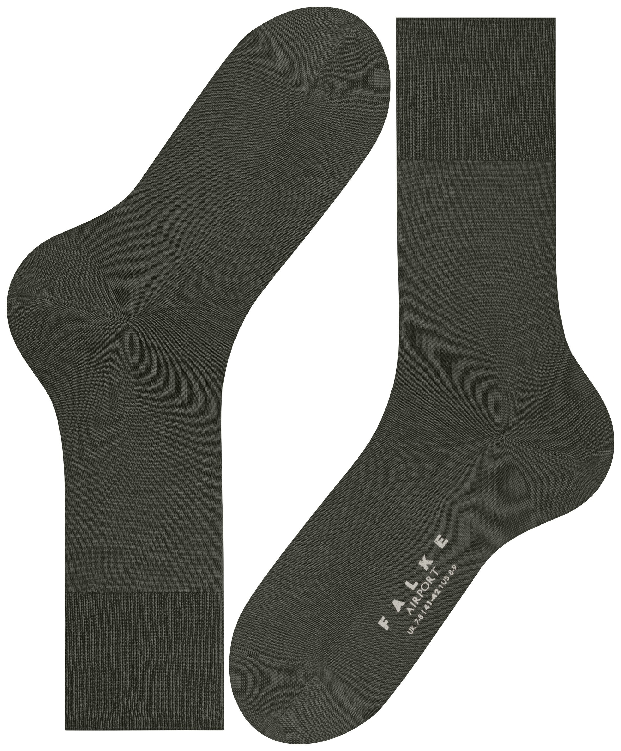 FALKE Heren Airport Sokken Green Melange