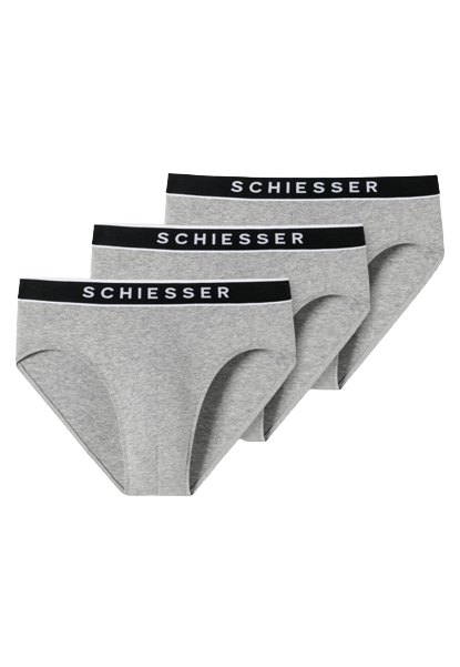 Heren Rio Slip Grey Melange