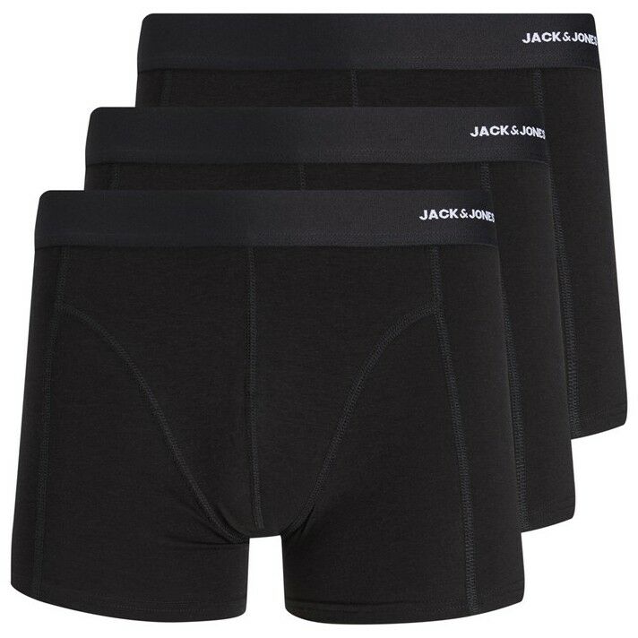 Jack & Jones Heren Boxershort Basic Bamboo 3-Pack Zwart
