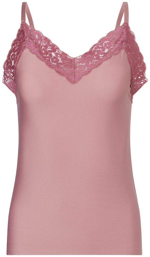 Secrets Lace Dames Spaghetti Top Rose Pink
