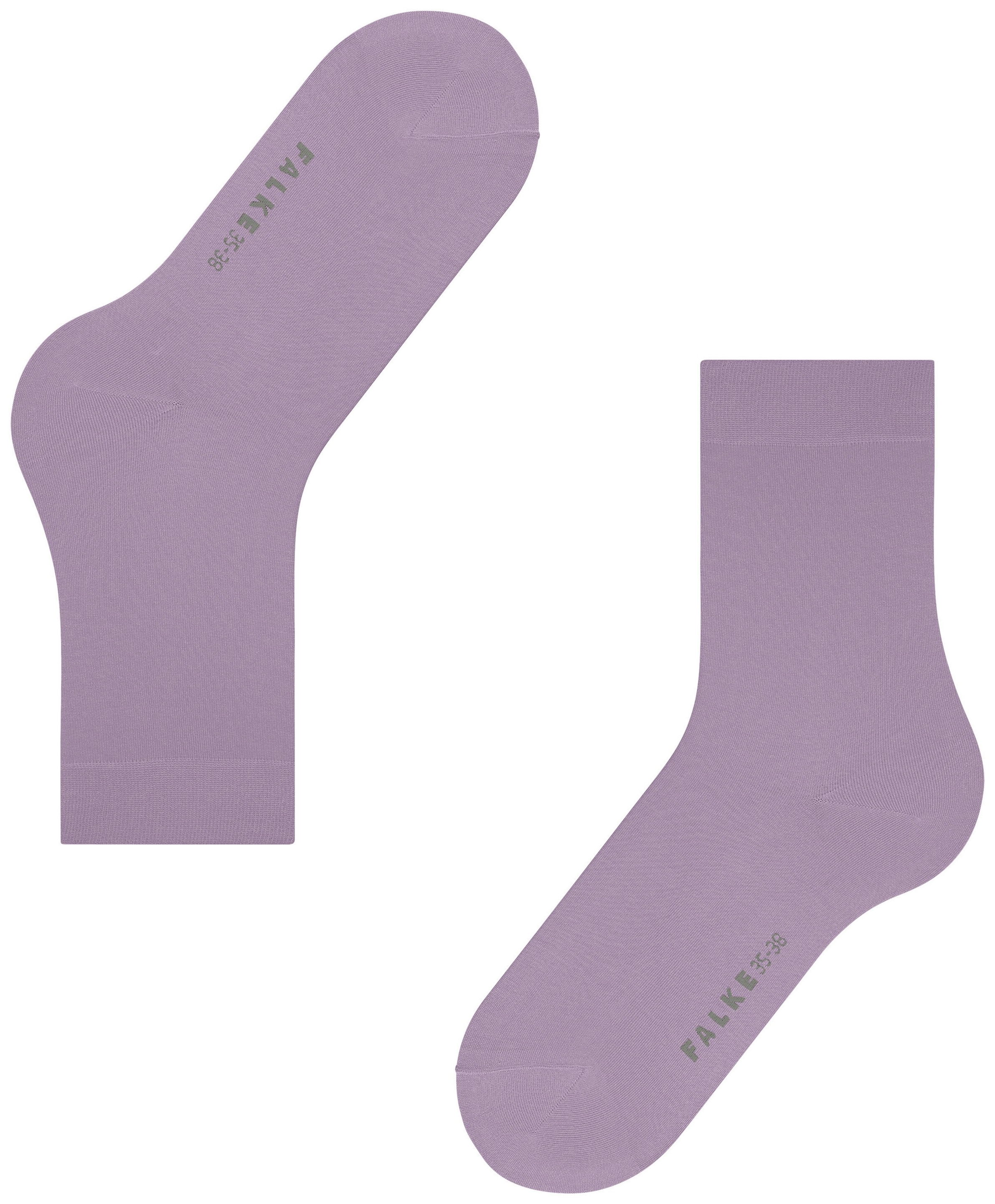 FALKE Dames Cotton Touch Sokken Misty Lila