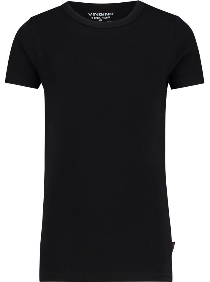 Jongens Basic T-shirt Zwart
