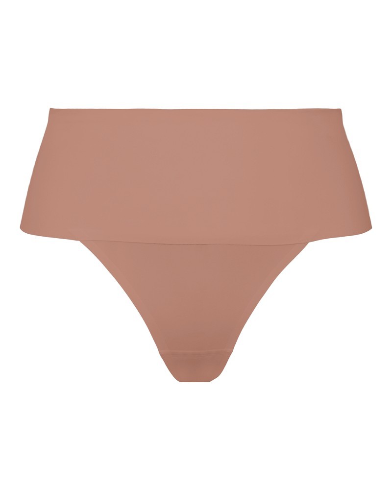 Dames Undie-tectable - Thong Cafe au Lait