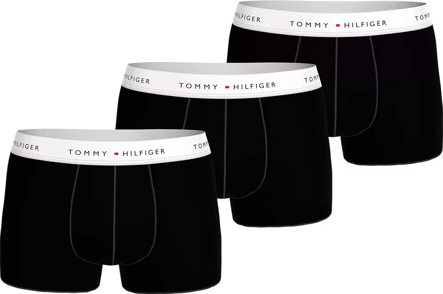 Heren Signature Cotton Boxershorts 3-Pack Black
