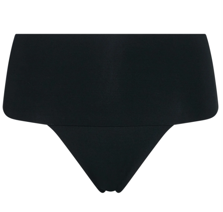 Undie-tectable Dames Thong Zwart