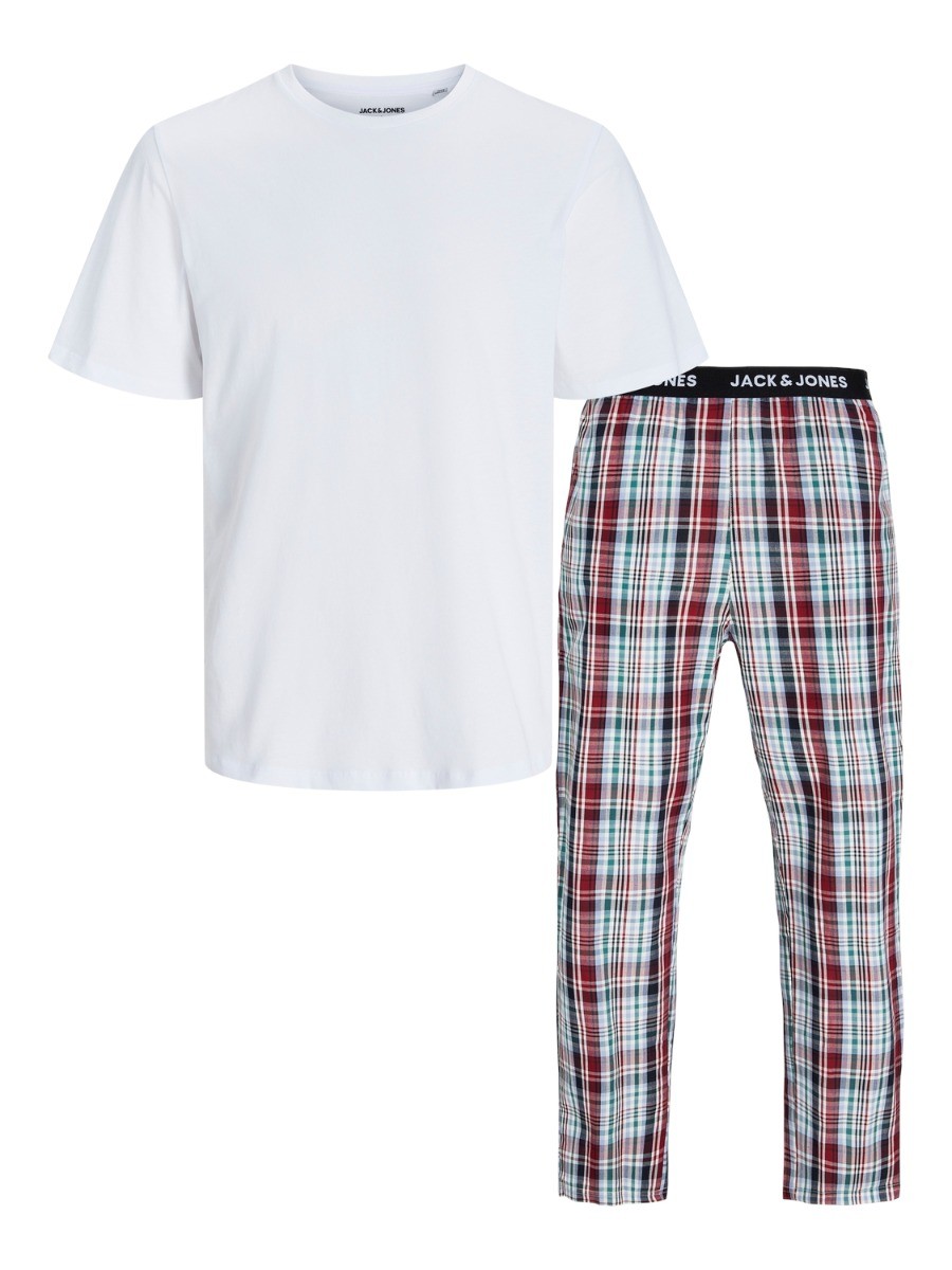 Heren Jacluca SS Pyjama White