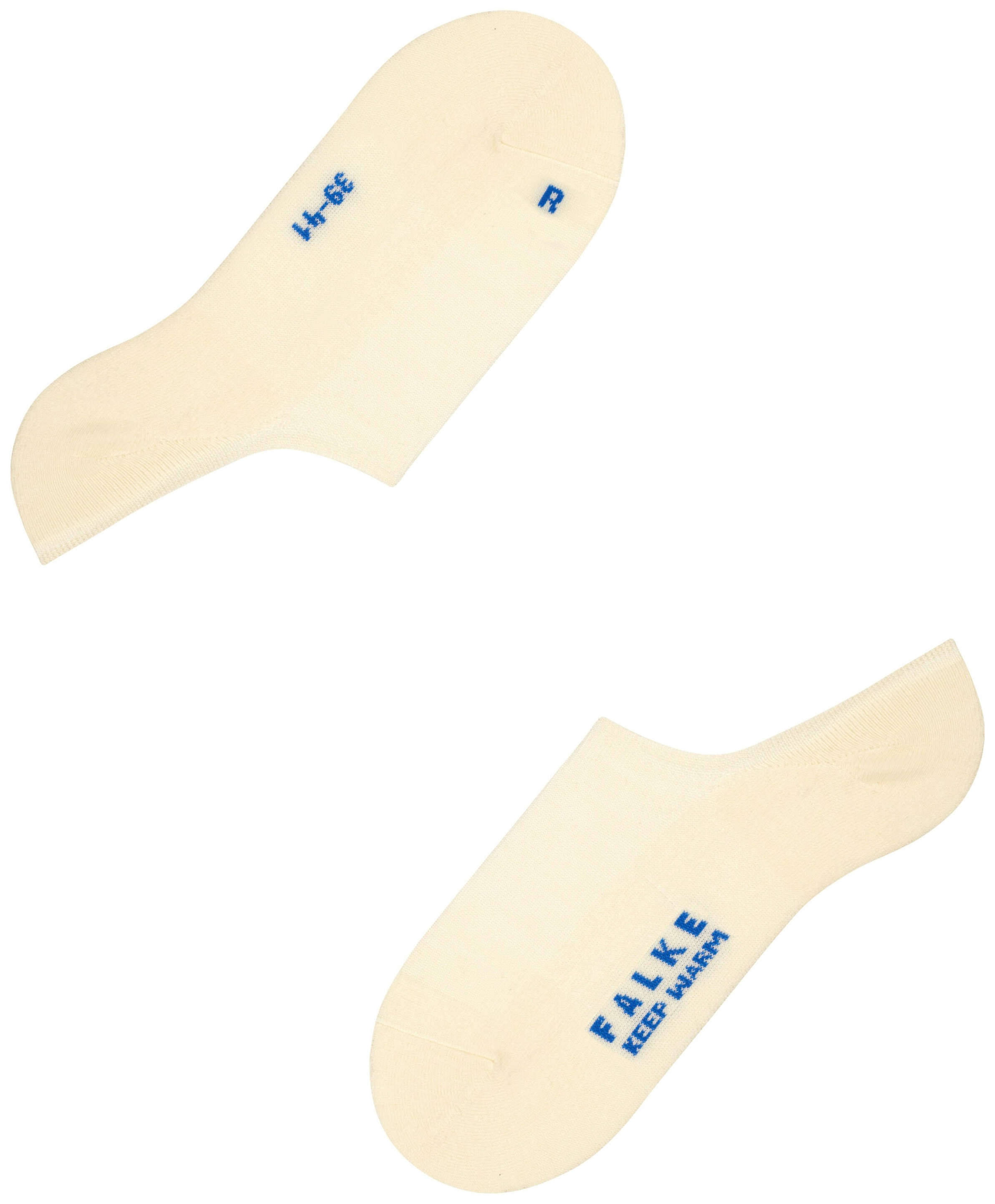 FALKE Unisex Keep Warm Footies Wit