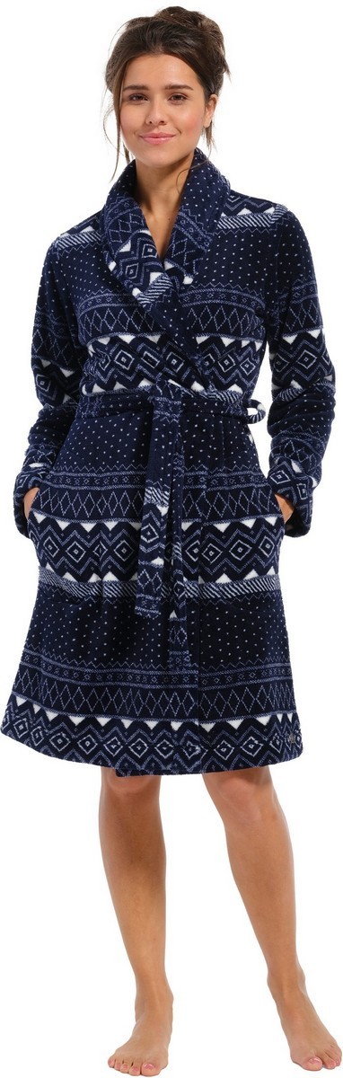 Dames Ochtendjas Dark Blue