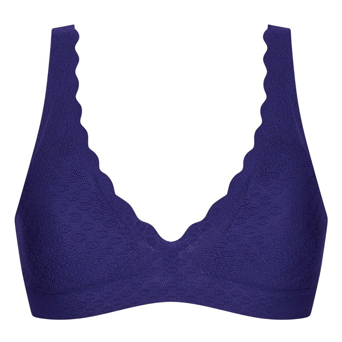 ZERO Feel Lace Dames Bralette Blue Ink