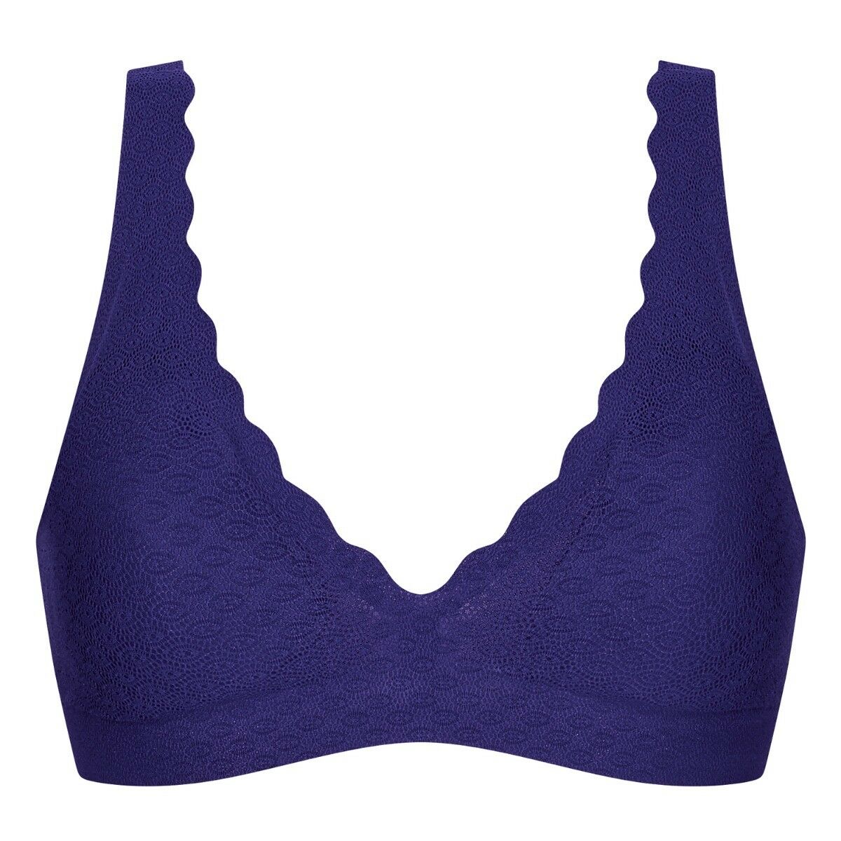 ZERO Feel Lace Dames Bralette Blue Ink