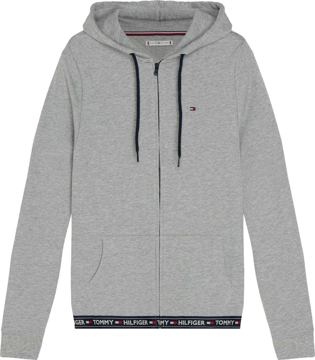 Dames Authentic Zipper Hoody Grijs