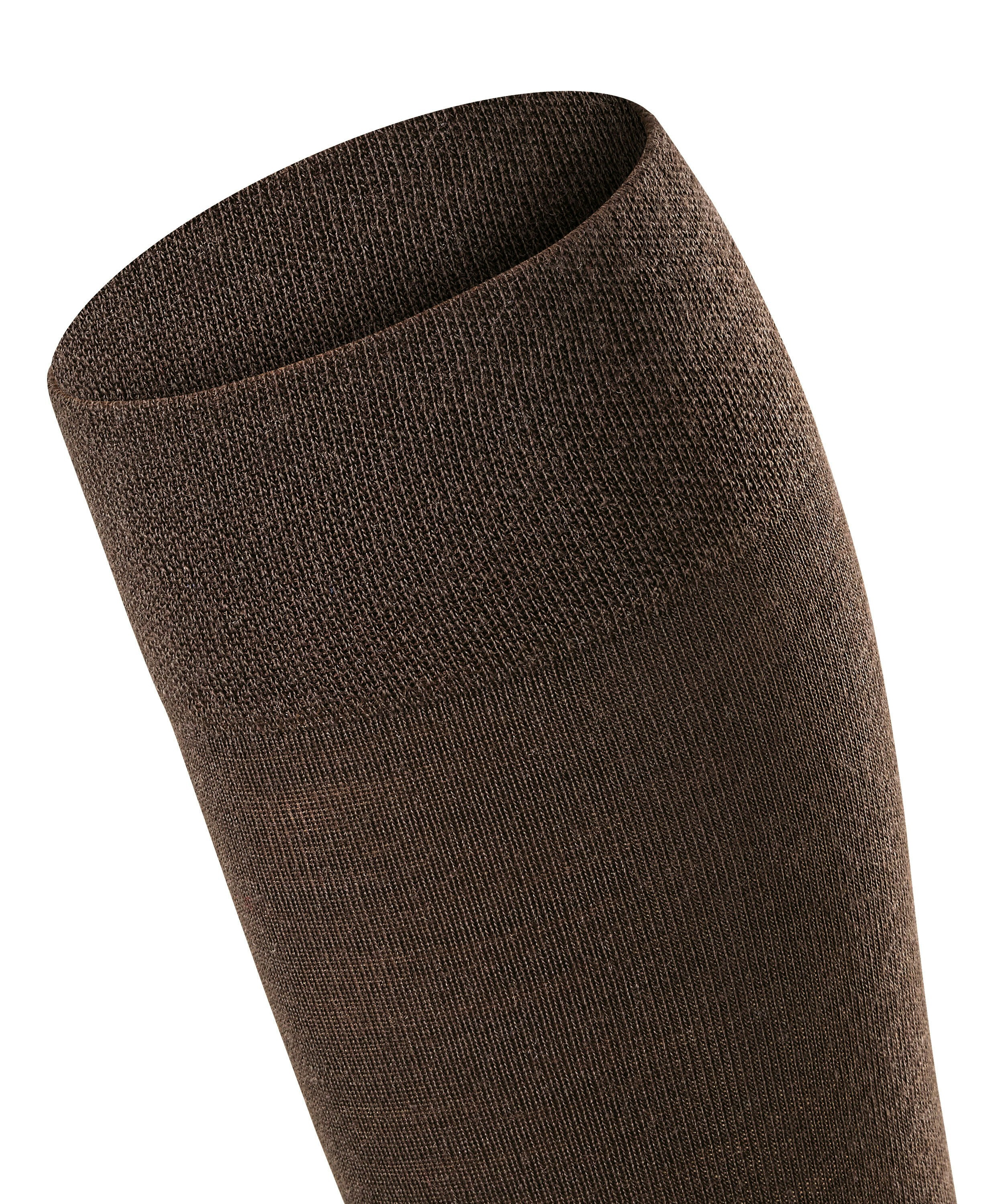 FALKE Dames Sensitive Berlin Kniekousen Donker Bruin