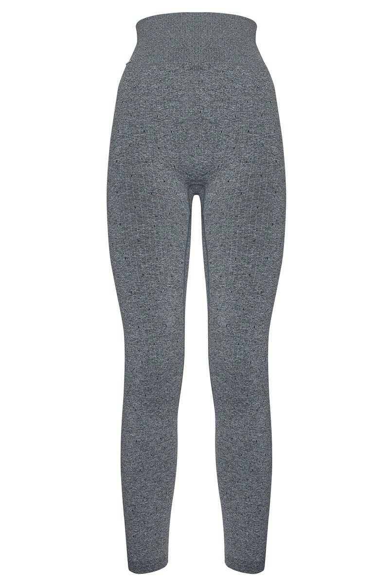 Dames High Waisted Legging Grijs