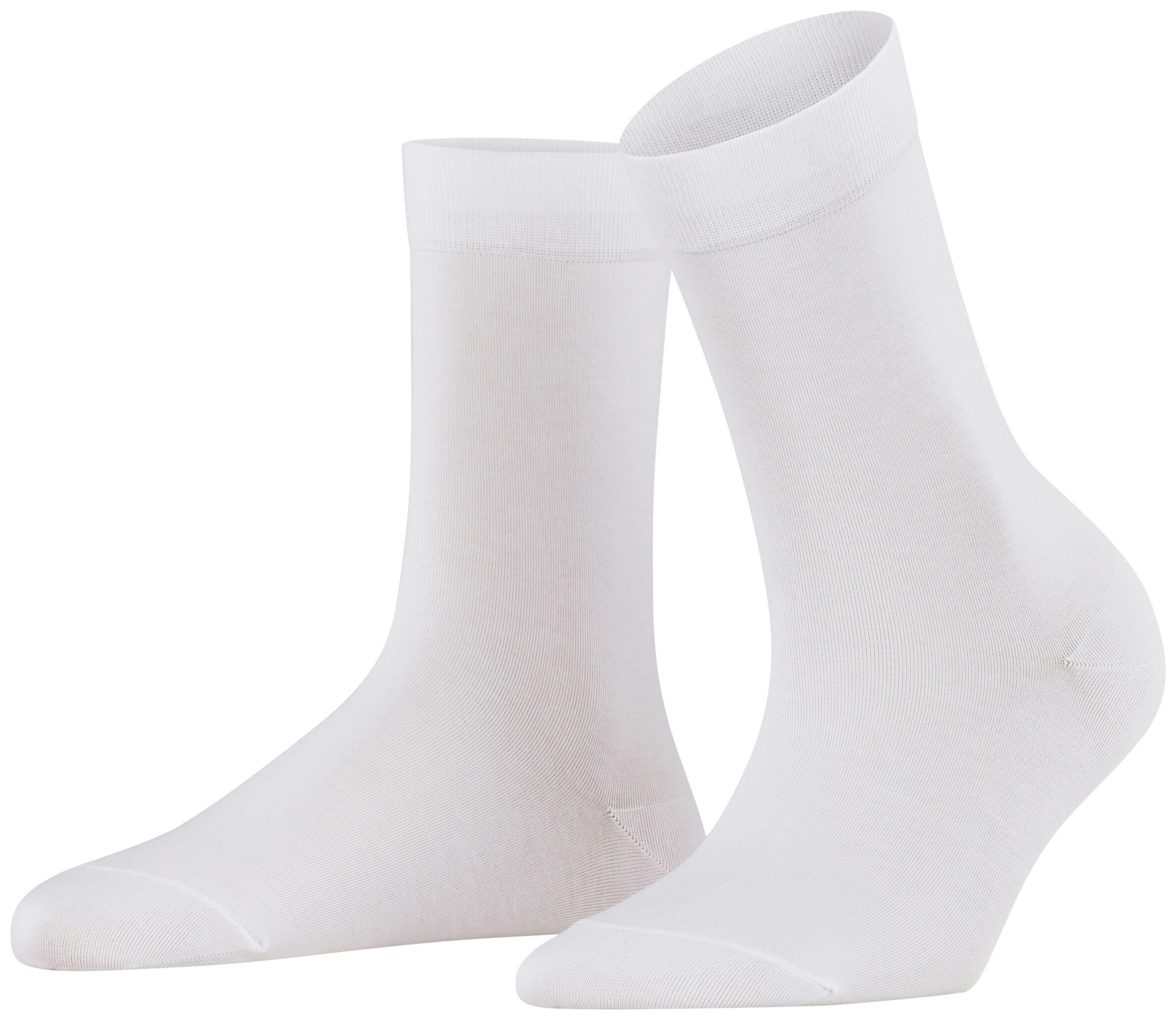 FALKE Dames Cotton Touch Sokken Wit