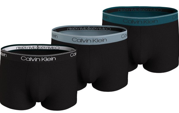 Micro Stretch Heren Low Rise Trunk 3-Pack Zwart