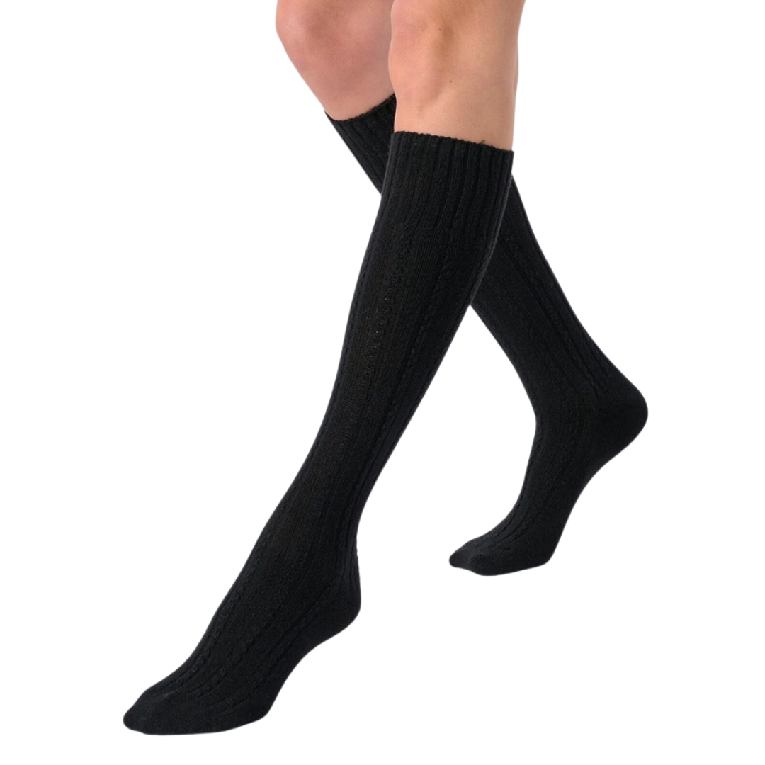 Dames Nancy Kniekous Zwart