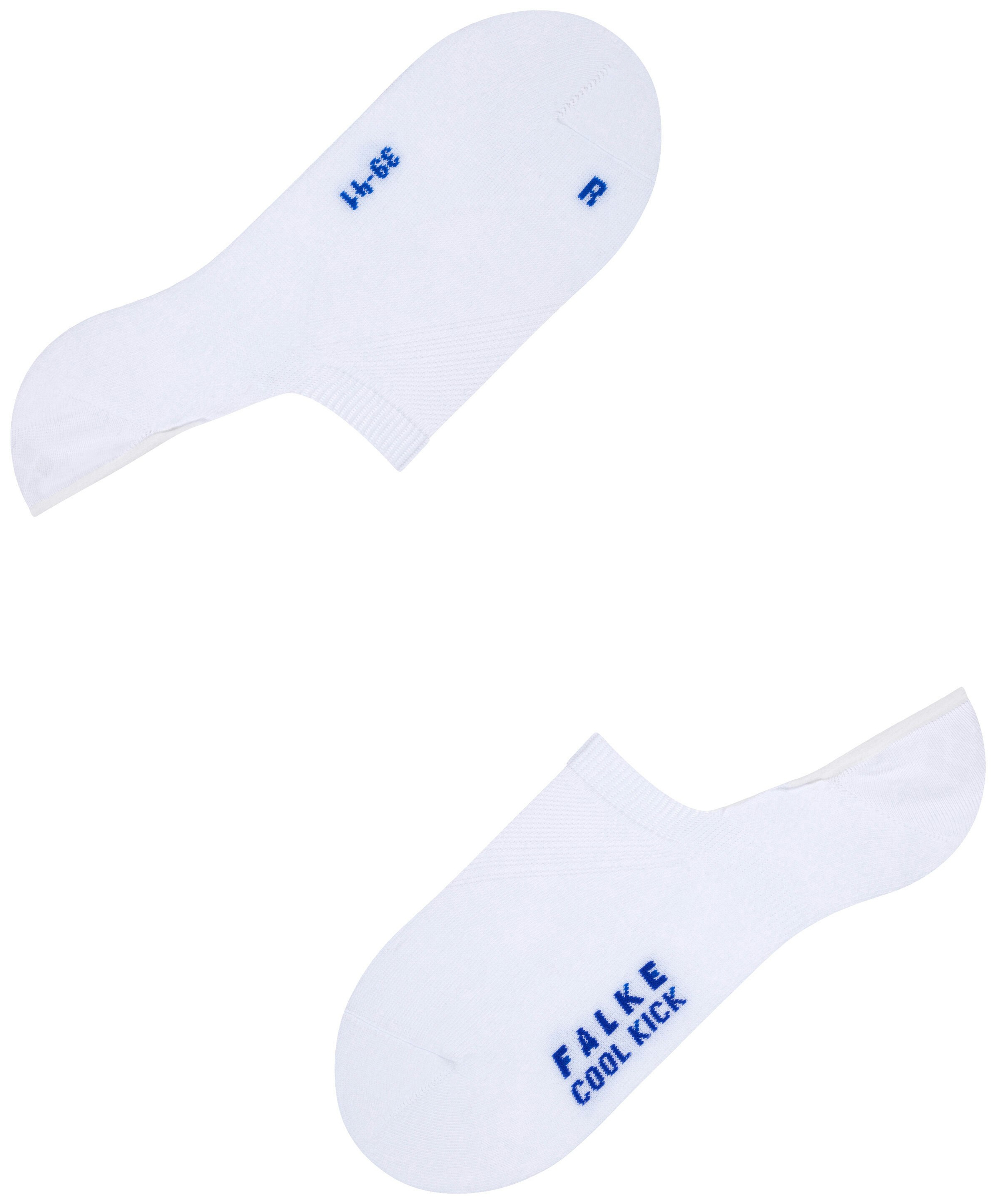 FALKE Unisex Cool Kick Footies White