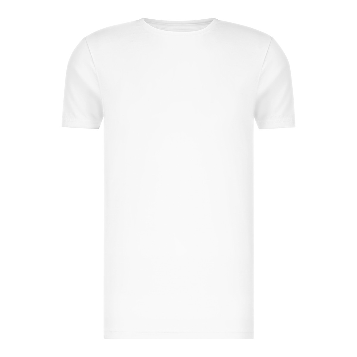 Basics Heren Modal T-shirt Wit