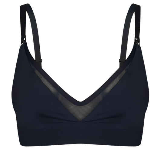 Dames Mama Sheer Bralette Black