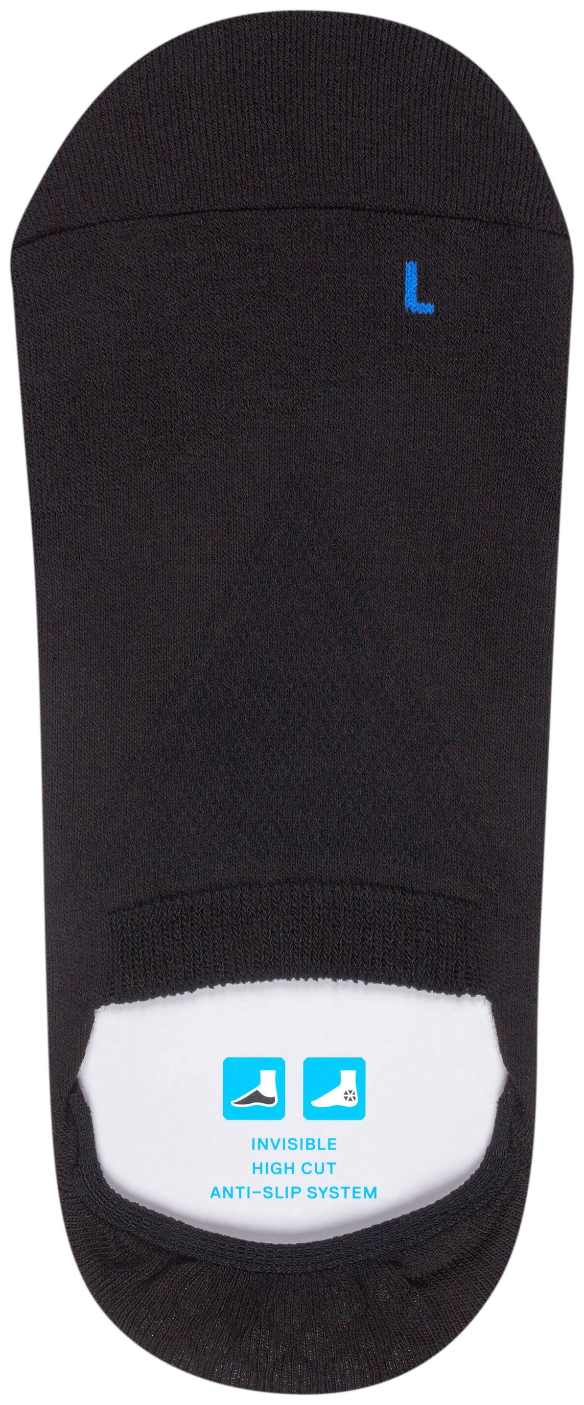FALKE Unisex Cook Kick Footies Black