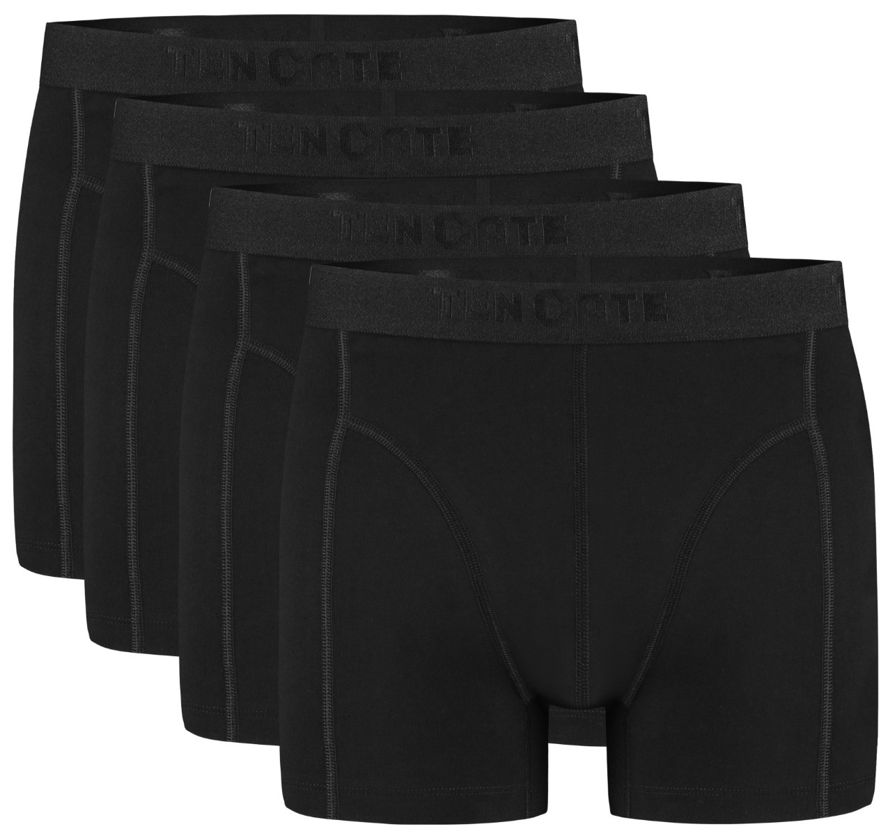 Heren Basics 4-Pack Boxershort Zwart