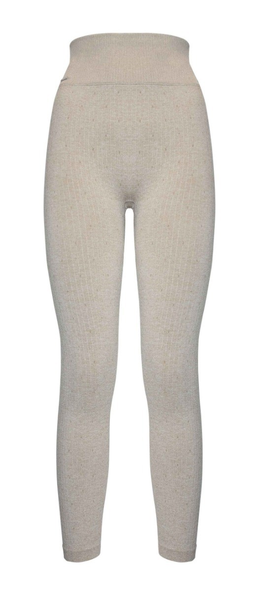 Dames Lounge Cropped Legging Sand
