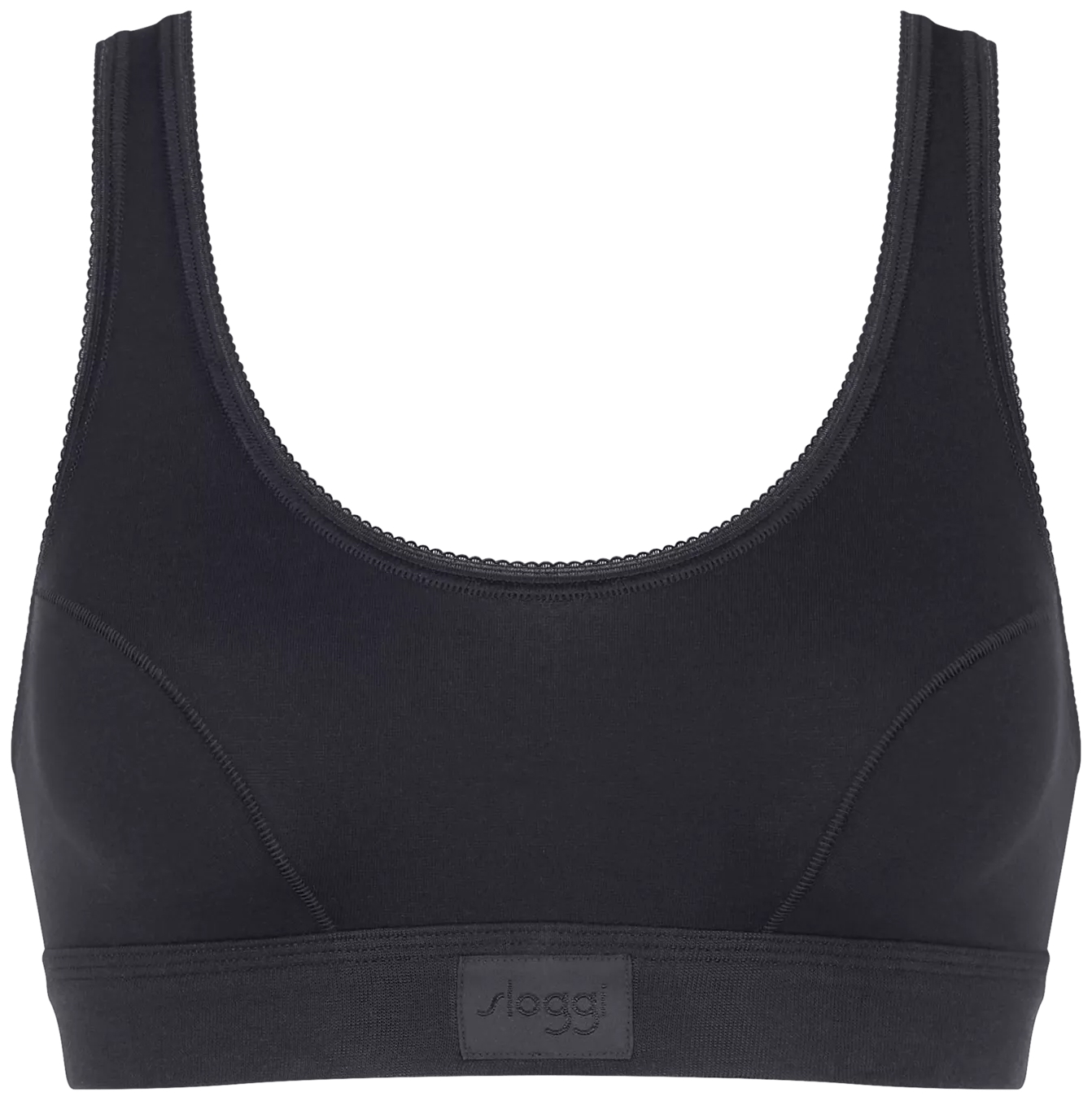 Double Comfort Dames T Top Zwart