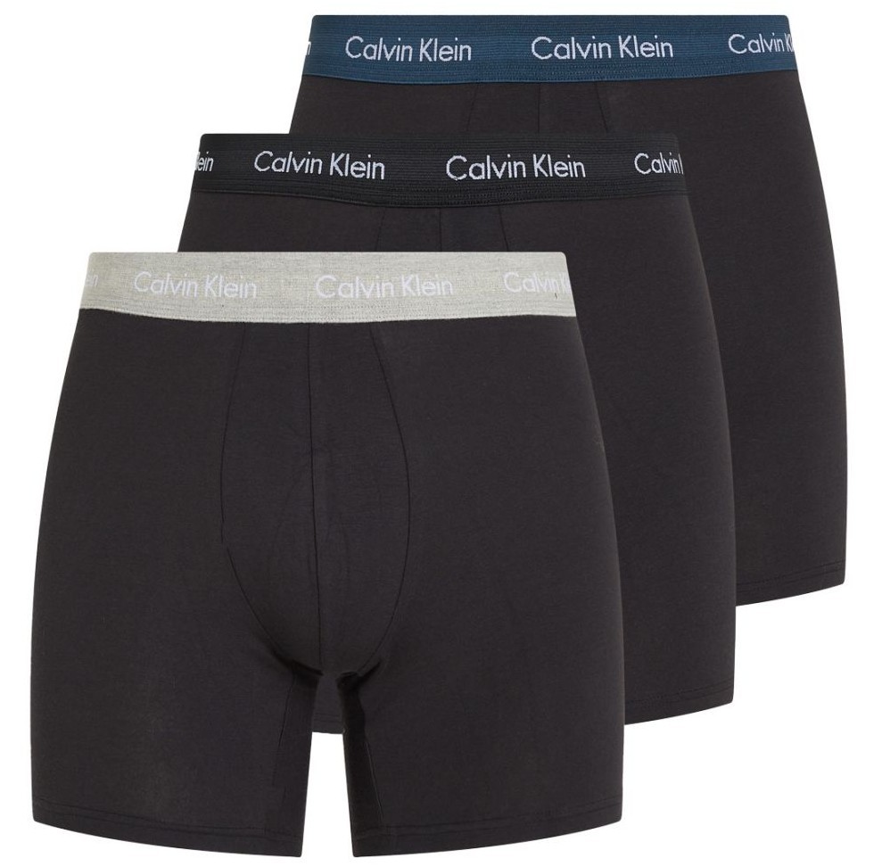 Cotton Stretch Heren Boxershorts 3-Pack Black