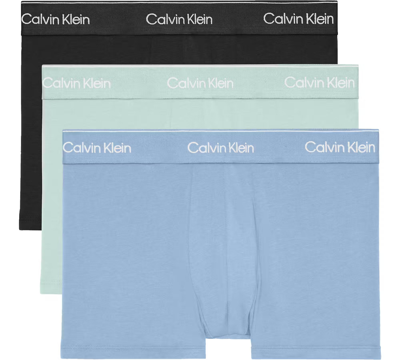 Heren Boxershorts 3-Pack Black/Glacier/Blue Bell