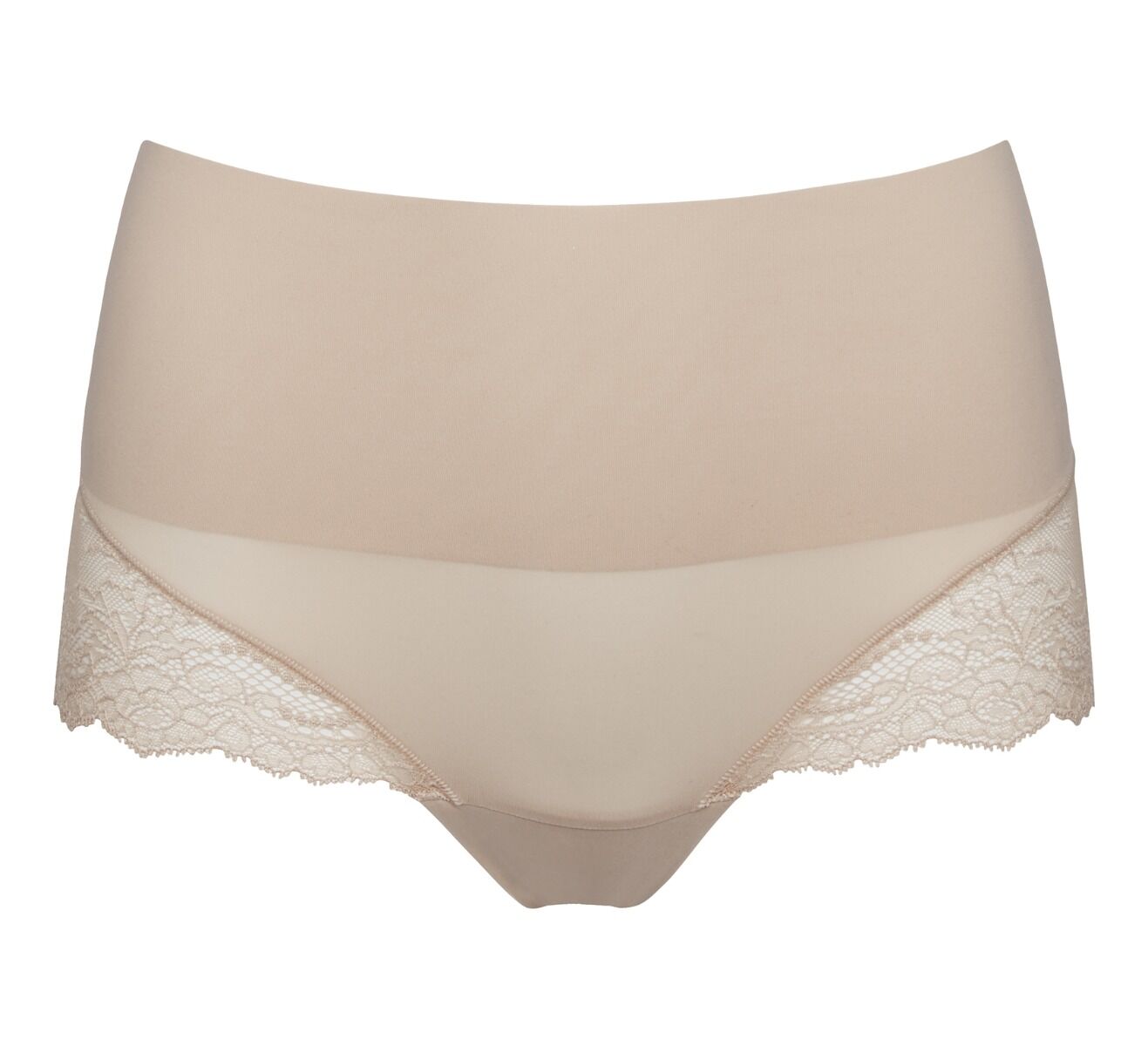 Undie-Tectable Dames Lace Hi-Hipster Soft Nude
