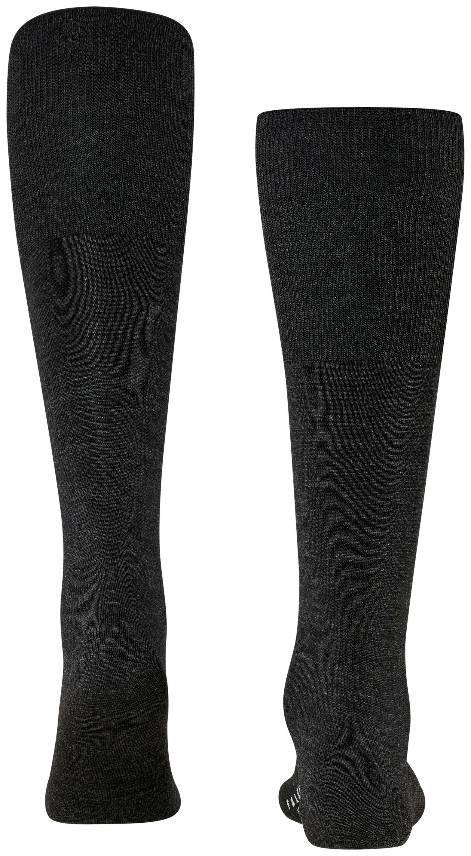 FALKE Heren Airport Kniekousen Anthracite Melange