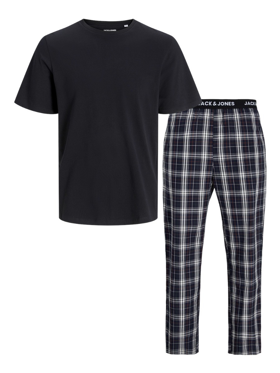 Heren Jacluca SS Pyjama Black