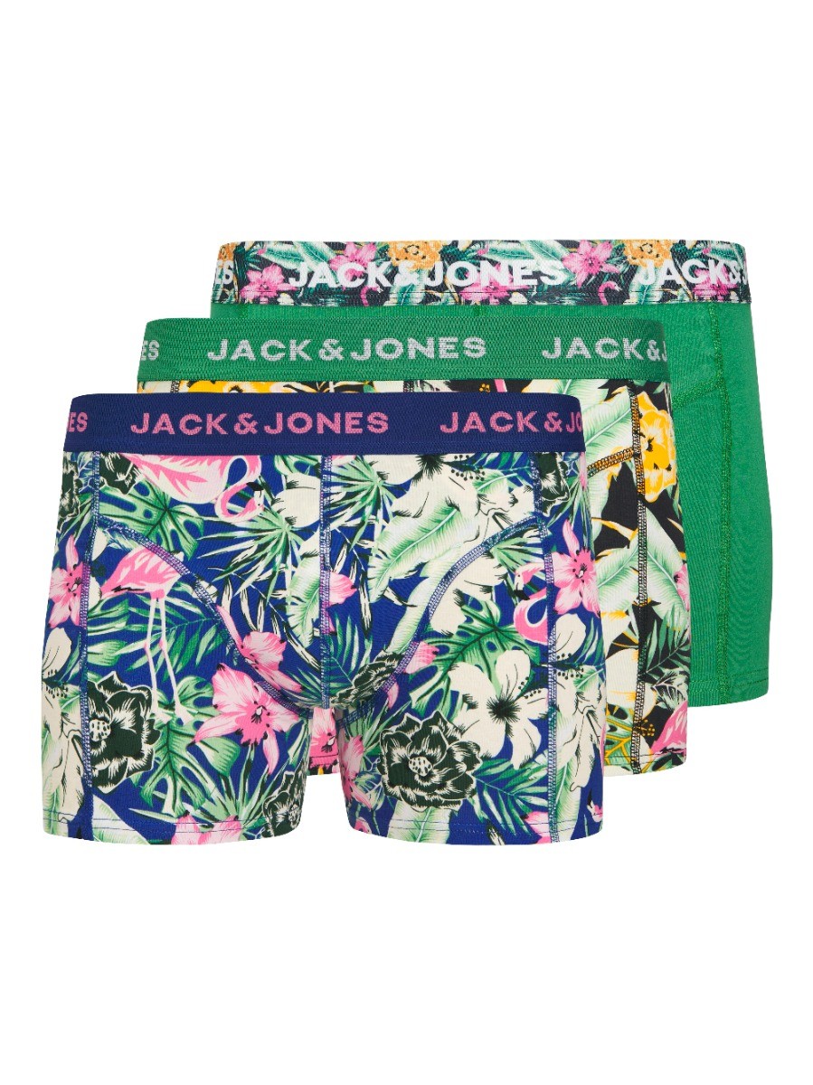 Heren Jacfred Trunks 3-Pack Dark Navy