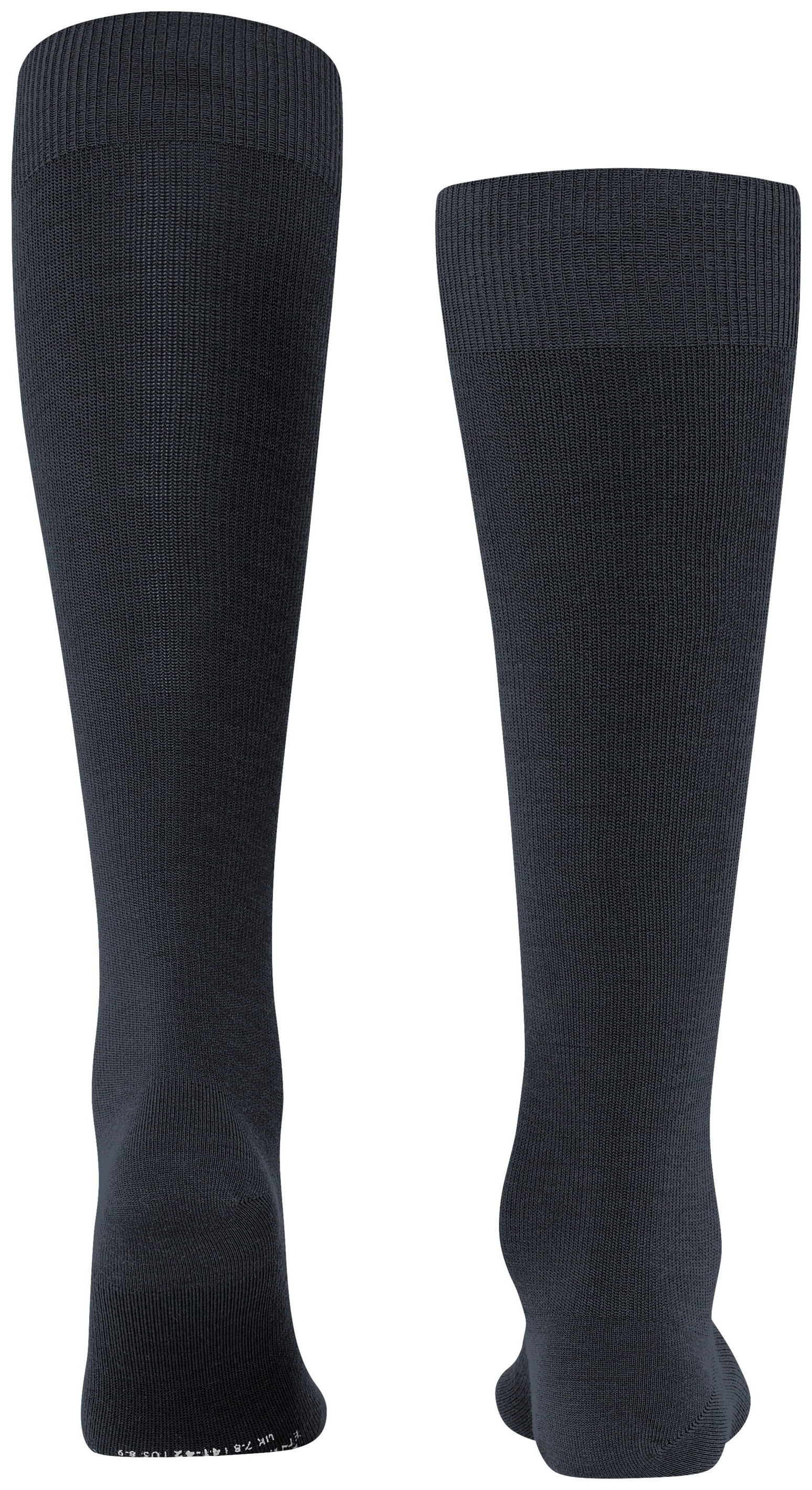 FALKE Heren Energizing Wool Kniekousen Blauw