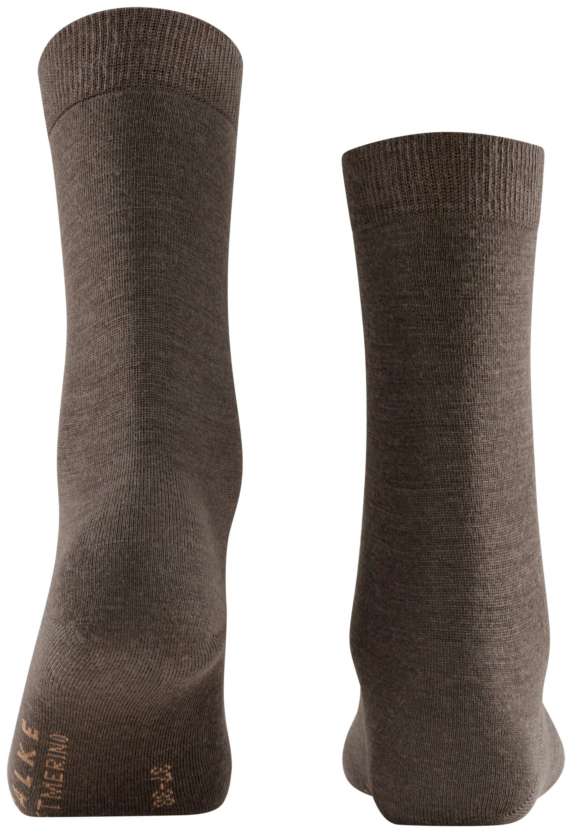 FALKE Dames Softmerino Sokken Dark Brown