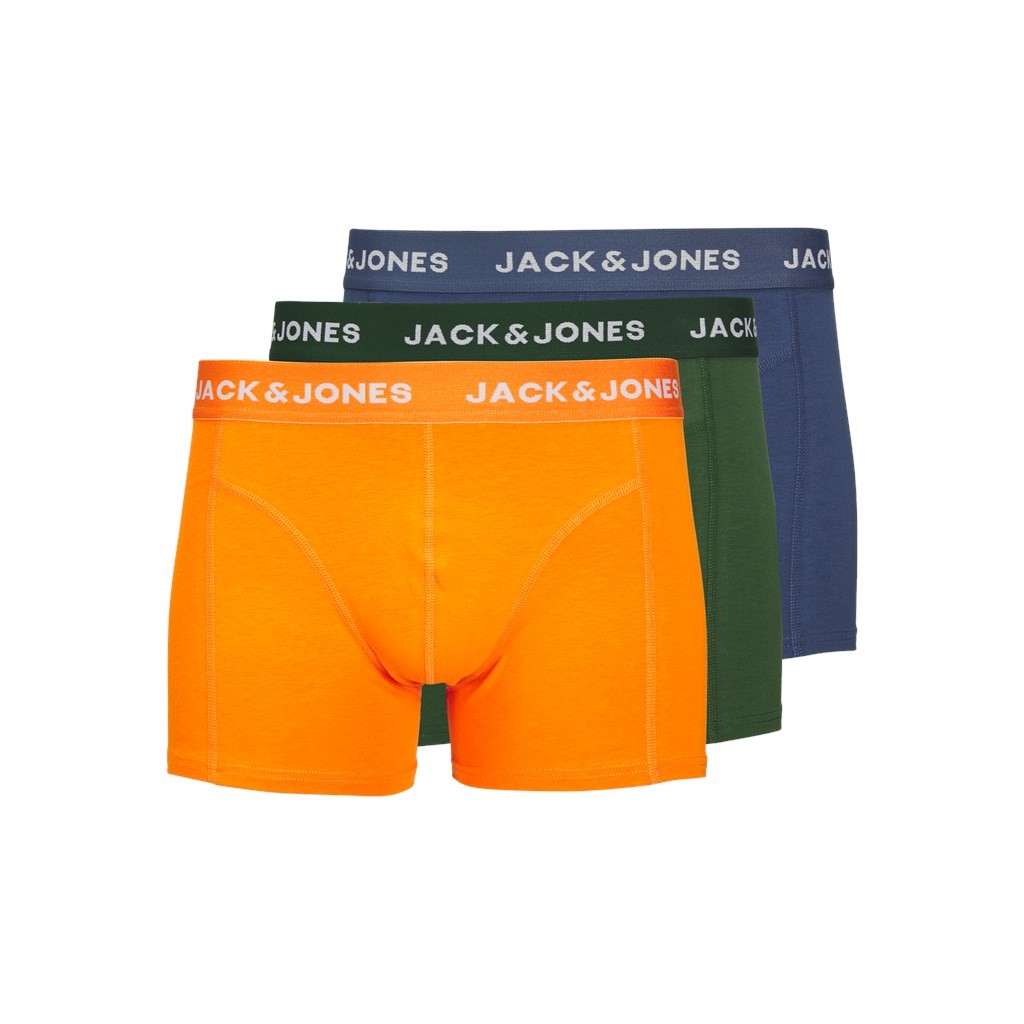 Jack&Jones Heren Jackex Trunks 3-Pack Dark Green