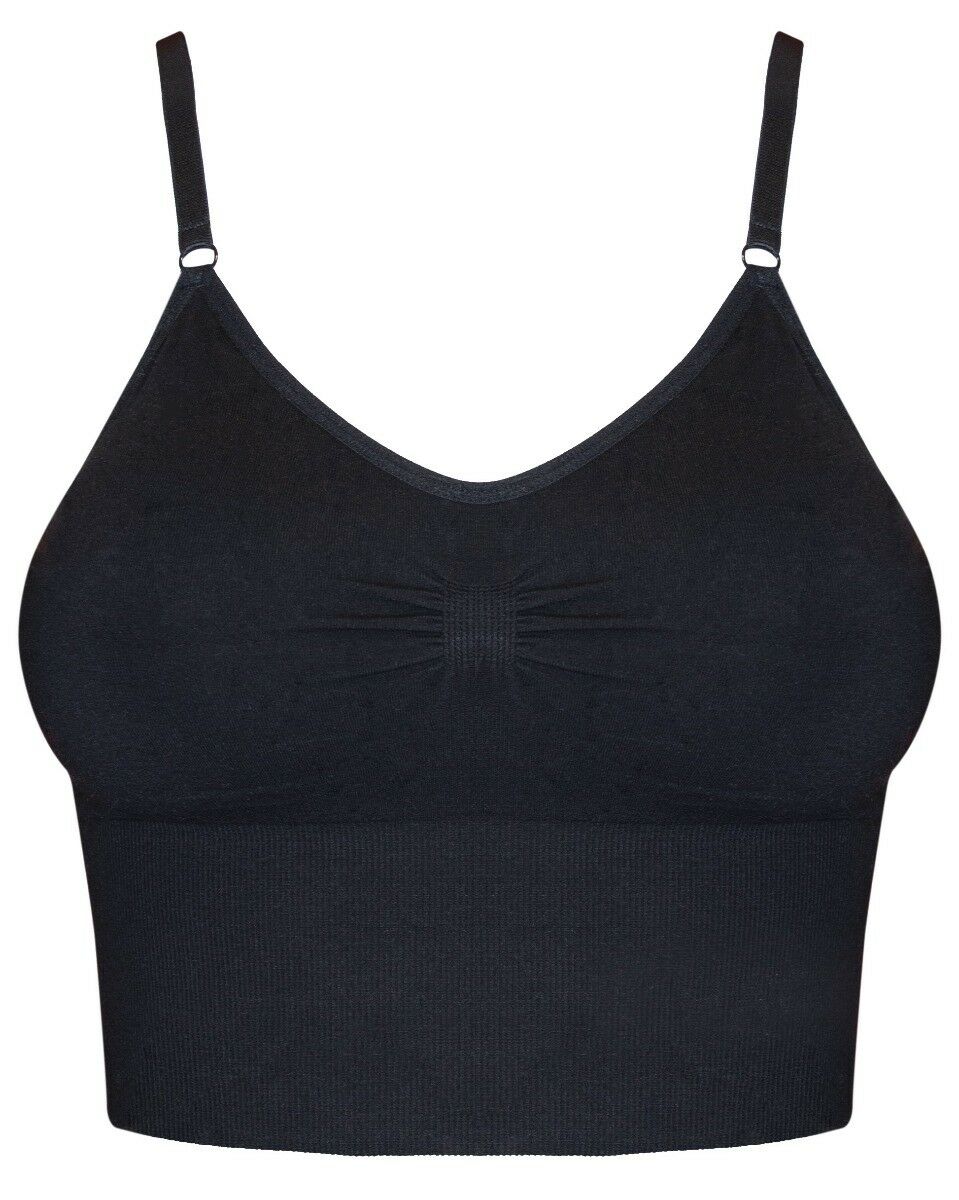 Dames Bamboo Shape BH Zwart