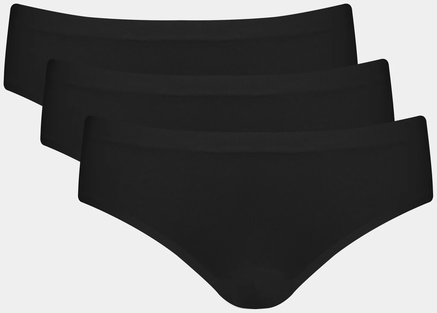 MAGIC Bodyfashion Dames Bare To Go Brief (3-pack) Black