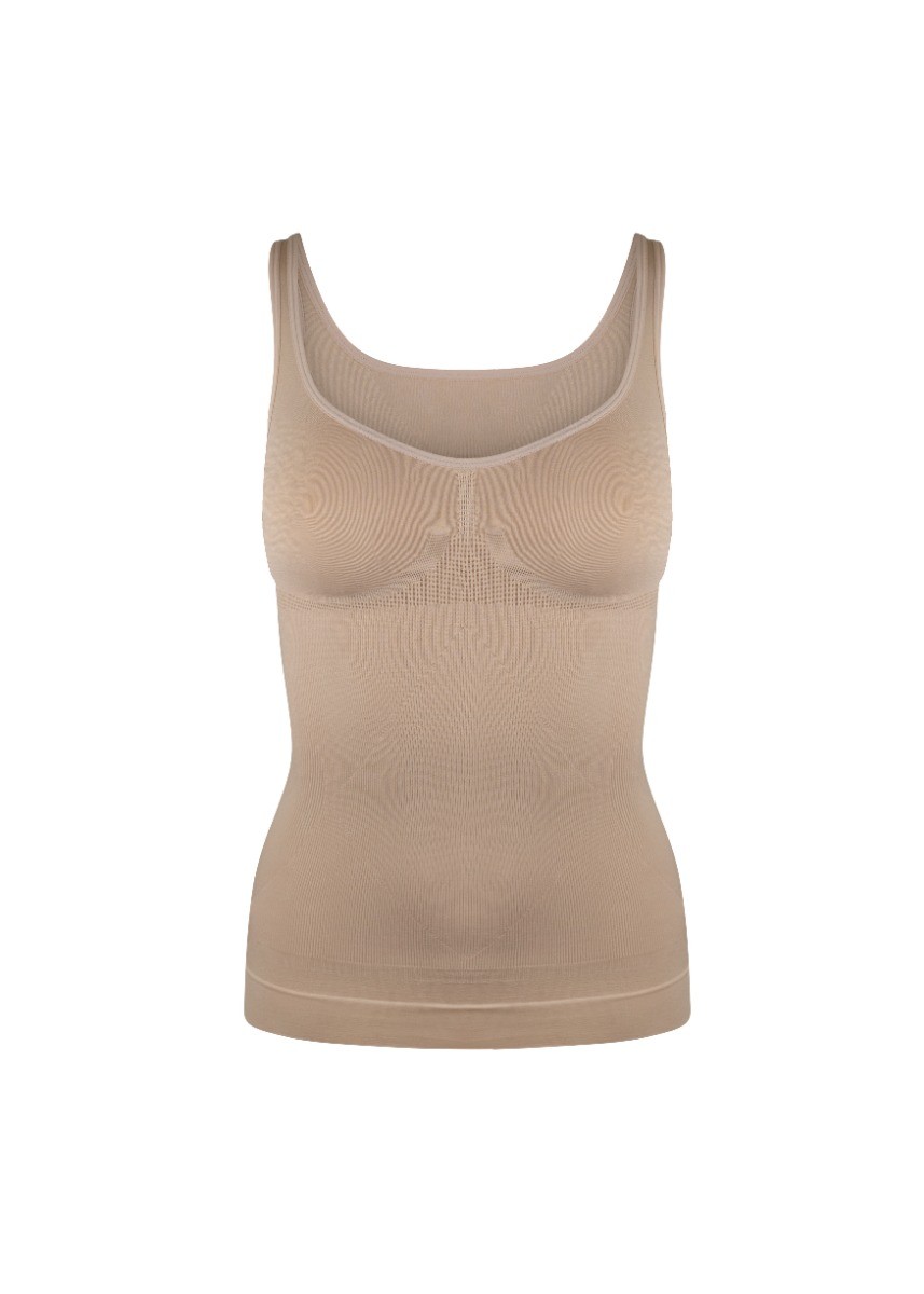 Dames Comfort Tanktop Cappuccino