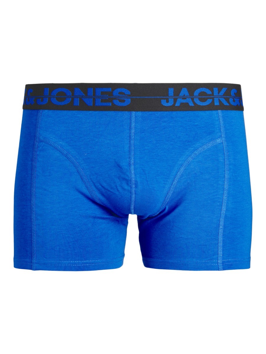 Heren Jacseth Solid Trunks 5 Pack Box Victoria Blue